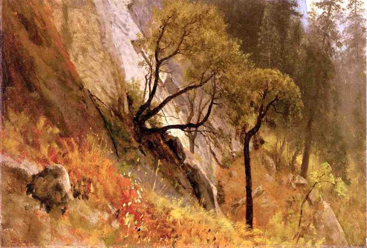 Albert Oil Painting Landscape Study, Yosemite, California